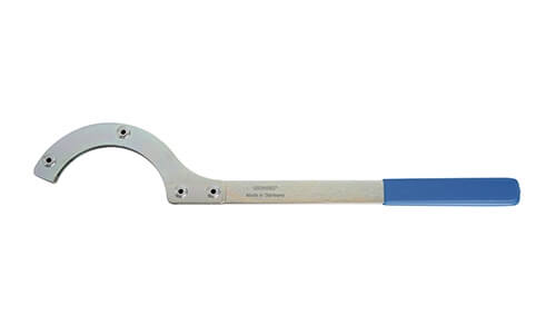 Hook spanner for stop buffer