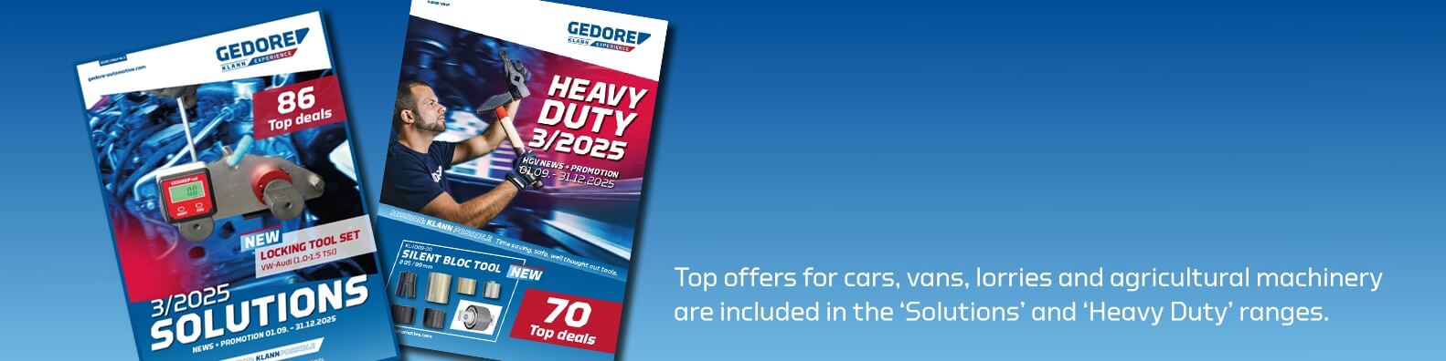 Presentation of the monthly promotion with price.