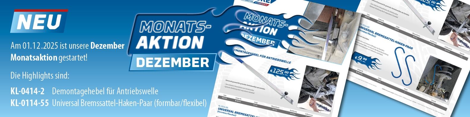 Darstellung der Monatsaktion mit Preis.