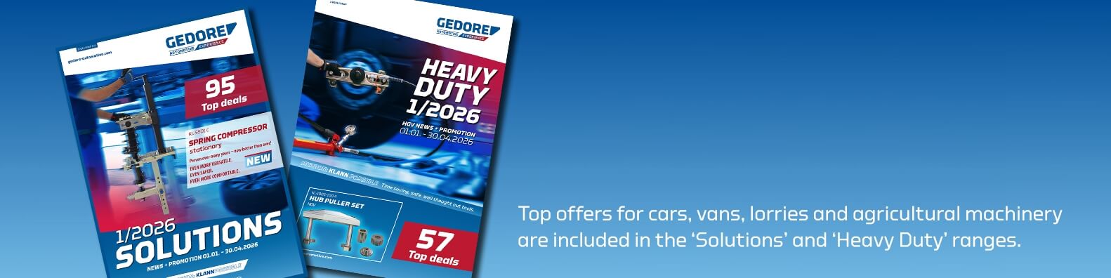 Presentation of the monthly promotion with price.